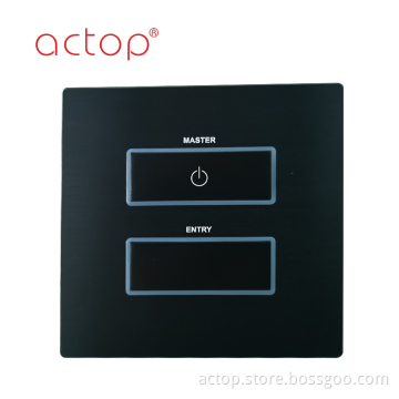 Custom smart hotel electronic wall switch